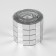 Mirror mosaic adhesive, 1 × 1 cm, 4 rows 4 cm × 1 m, silver glass