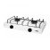 Gas tile "Dream" 200 m, 2 burners, white