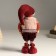 Interior doll "Goblin in a knitted sweater and fur vest" 42 cm