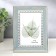 Photo frame plastic 10x15 cm "Gray with silver pigtail" 19.7x14.7x1.6 cm