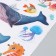 Plastic sticker multi -layer "sea life" mix 60x35 cm