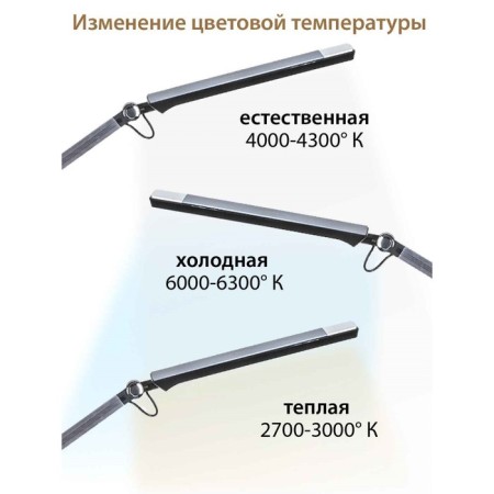 HELP lamp National NL-75LED, 10W, black color-6