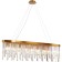 Crystal Crystal chandelier Venecia 8xe14 40w, size 120x25x45-110 cm, bronze color
