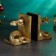 Stopper for the books "Snake" gold 25x12x16cm