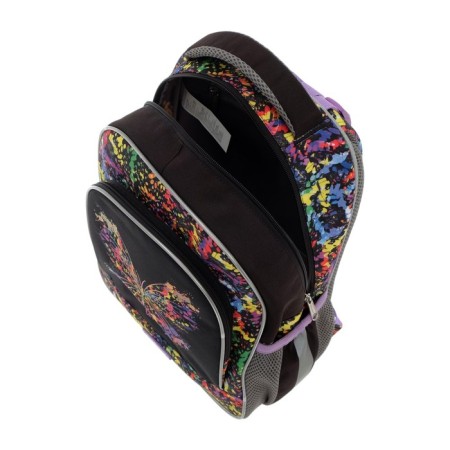 School backpack Erich Krause ergoline 15l, 39 x 28 x 14 cm, ergonomic back, butterfly 51597-4
