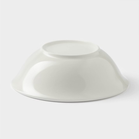 Plate porcelain deep shade White Label, 950 ml, d = 20 cm, white color-1