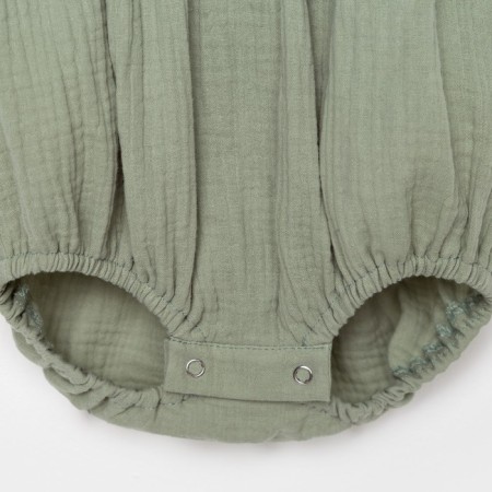 Body with ruffles crumb I am "Muslin", height 80-86 cm, green color-3