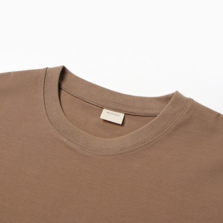 Men's T-shirt Minaku: Art, Khaki Color, Rr. 42-44-1
