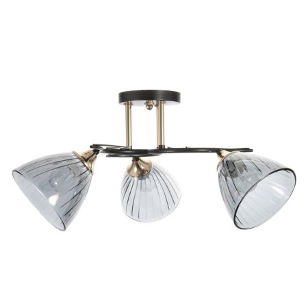 Salma chandelier 3he27 40w Black 54x54x24cm Bayerlux-3