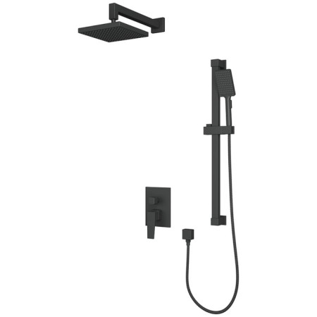 The shower system Rush Thira TR3635-41BLACK, one-leaf, tropical shower, watering can