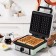 Electric waffle box KTFORT KT-1693, 1200 W, Belgian, mint