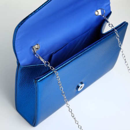 Female bag on a magnet, blue color-4