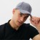 Minaku baseball cap, gray color, size 56-58