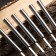 Set of skewers 6 pcs, the working part is 32 cm, width - 4 mm, thickness - 2 mm, from meters. pen