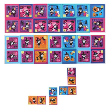 The board game "Domino. Little sorceress ", 28 cards-1