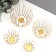 Climber Metal "Ball of the rods" set 4 pcs gold 17x20x20 cm