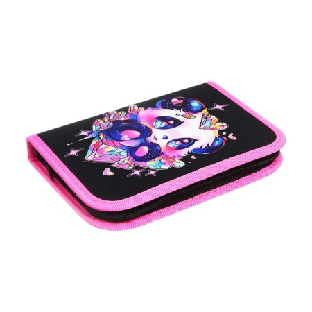 Penal 1 section 130 x 190 x 30 mm, with a folding bar, PCT 07-22-19 "Panda in hearts" laminated cardboard-1