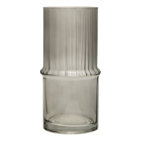 Decorative vase made of combined glass, 111 × 111 × 215 mm, color gray color-2