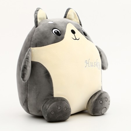 Soft toy "Husky" with a blanket, 35 cm-2