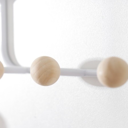Decorative metal hooks "Network" white 15.5x12x25 cm-1