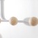 Decorative metal hooks "Network" white 15.5x12x25 cm
