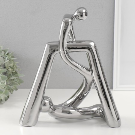 Souvenir Ceramics "Related" silver 10.5x26.5x31 cm-2