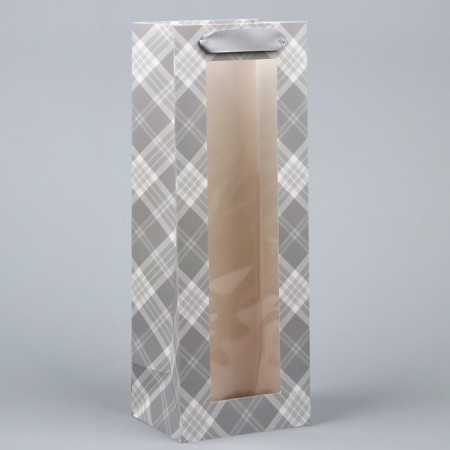 Gift package for a bottle, packaging, "cage", 36 x 13 x 10 cm-1