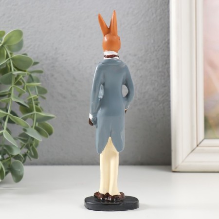 Souvenir Polystone "Hare in a blue tailcoat with white trousers"-2