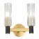 Sconces st. SL1238.301.02. Casali. 2x40 watts, E14, 23x24.7 cm, brass color