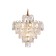Crystal chandelier with Ambrella Light, Traditional, Tr5233, E27, Color Gold