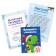 New Year. Set a letter from Santa Claus, a notebook coloring, a letter "Dino"