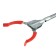 Flotter for clothing, l = 92 cm, the color is red-black