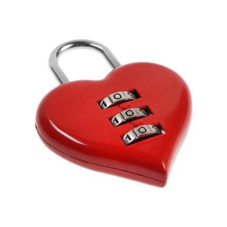 Castle of hinged code tundra "heart", red