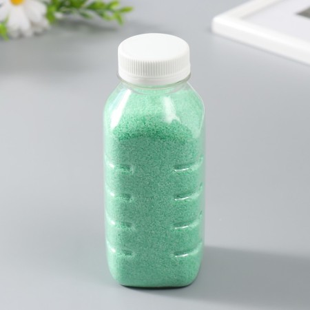 Color sand in bottles "Mint" 500 grams-1