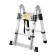 Lessonet-ladder Telescopic tundra, folding, aluminum, 1.6 x 1.6 m