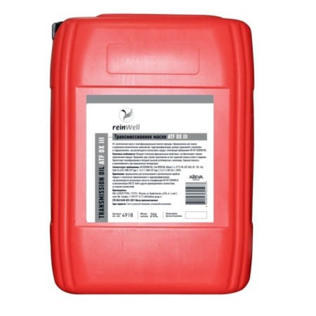 Transmission oil Reinwell ATF DX III, NS-Synthetic, 20 liters