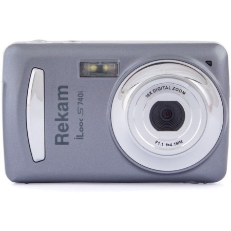 Rekam Ilook S740i, 16 MP, 2.4 ", 720p, SD, MMC, black camera