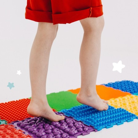 Modular massage rug orthodon, set No. 8 "Forest Path"-7