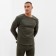 Set of men's thermo (longshit, trousers) minku color khaki, river 48