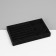 A stand for decorating 3 cells and 7 strips for rings, phlock, 21 × 12.3 × 2.5 cm, black color is black