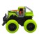 Friction Funky Toys Machine "Fur", with crash effect, 4x4, green color