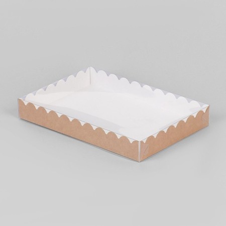 Box for cookies, craft, 22 x 15 x 3 cm-2