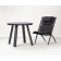 Dining table Leif, 900 × 900 × 750 mm, dark gray color