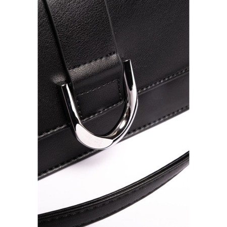 Cross-Body Bag, eco-leather, Ludor black, 26x7x14 cm-3