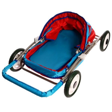 Puppet stroller No. 14, red-blue color-8