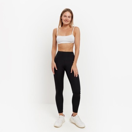 Female leggings, black color, size 48-3