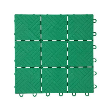 Modular coating, 30 × 30 cm, plastic, green, 1 pc.