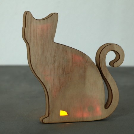 Nightlight "Kotik", 17.2 x 18.9 cm-1