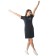 Dress-field female glass, size 46, black color
