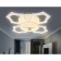 LED ceiling LED with Ambrella Light, Original, Fa575, 5XLED, 106 W, 7950LUM, 3000-6400K, white, transparent color.